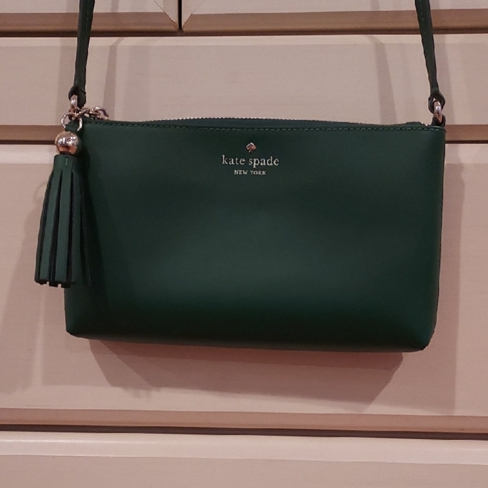 Kate Spade Forest Green Crossbody Bag